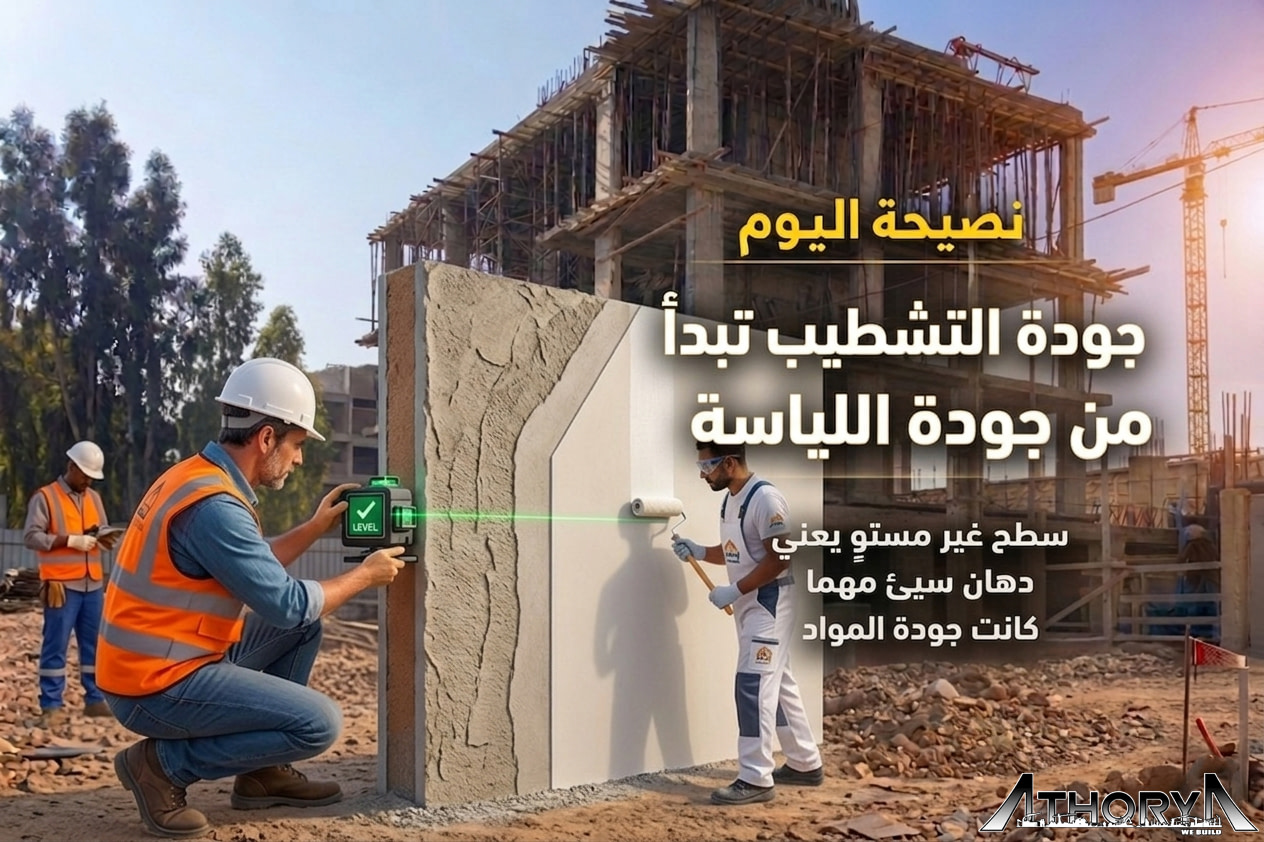 plastering