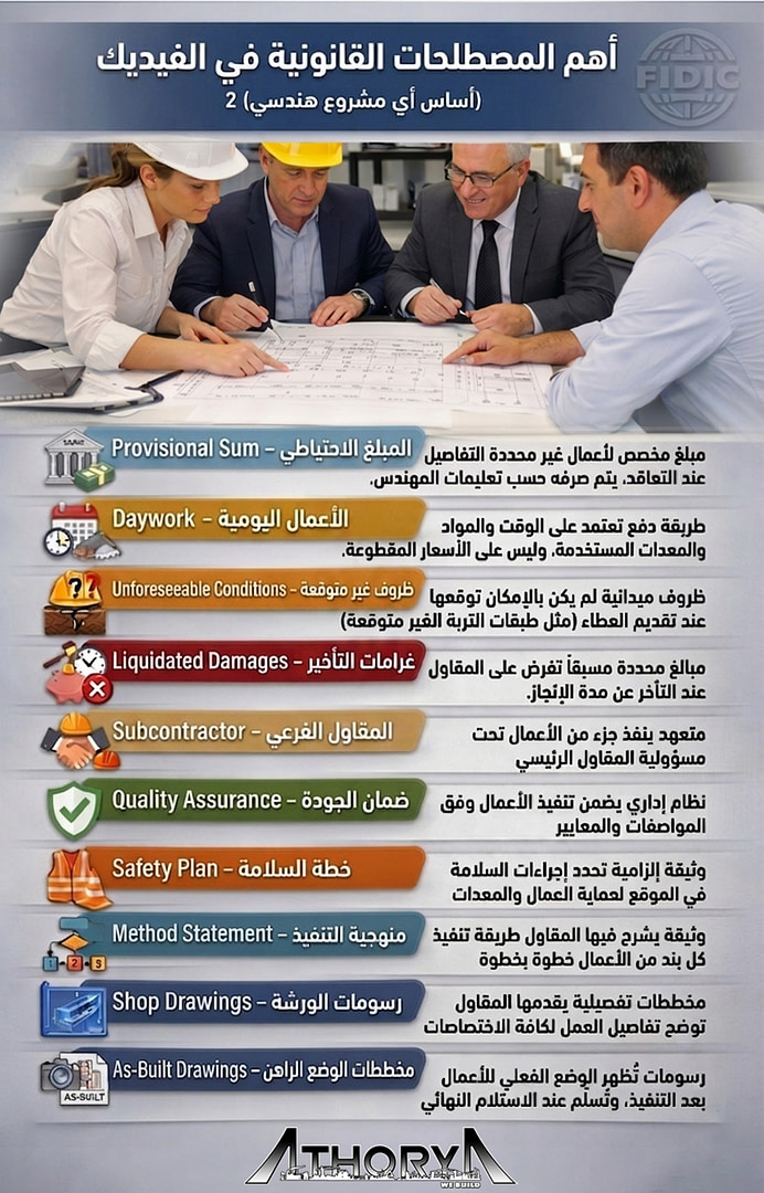 Key FIDIC Legal Terms (Basic to Any Engineering Project) 2 1 FIDIC